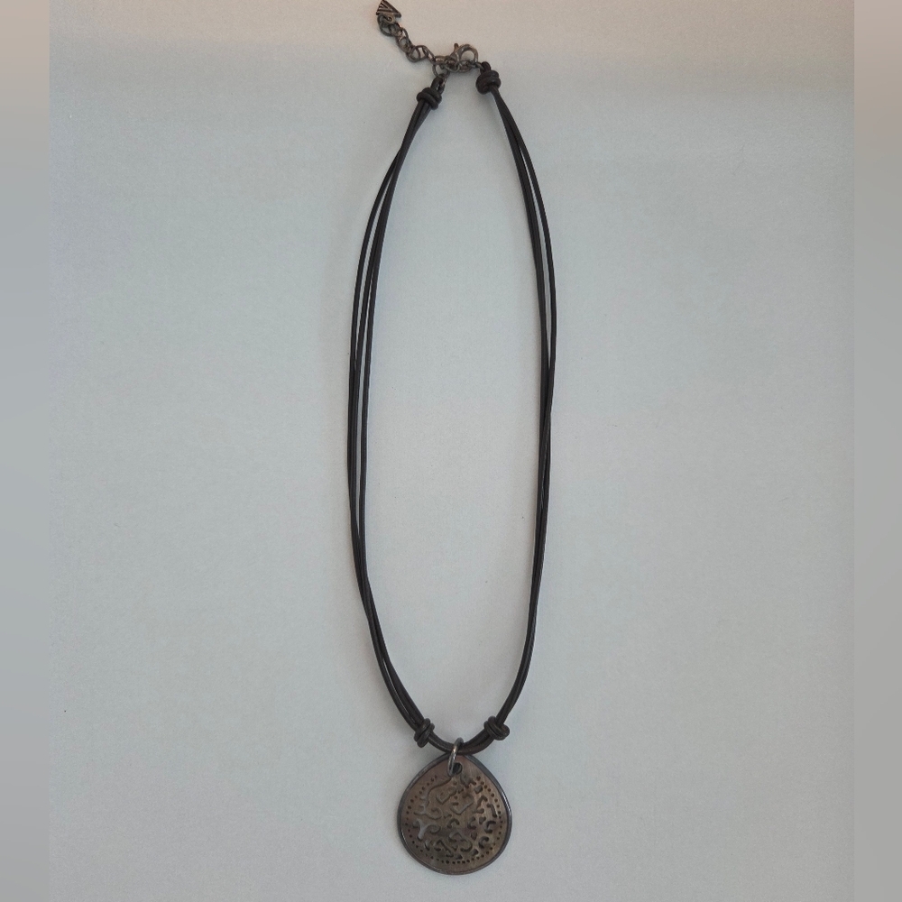 Silpada Sterling Silver Carved Shell Pendent